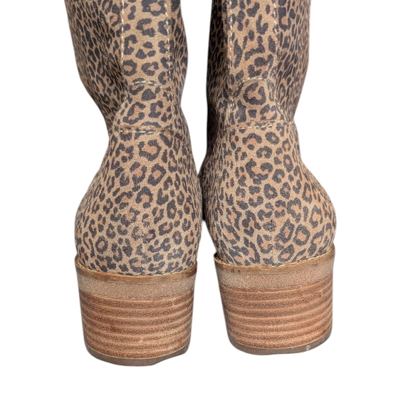 Lucky Brand Tan Leopard Ankle Booties - Picture 4 of 7